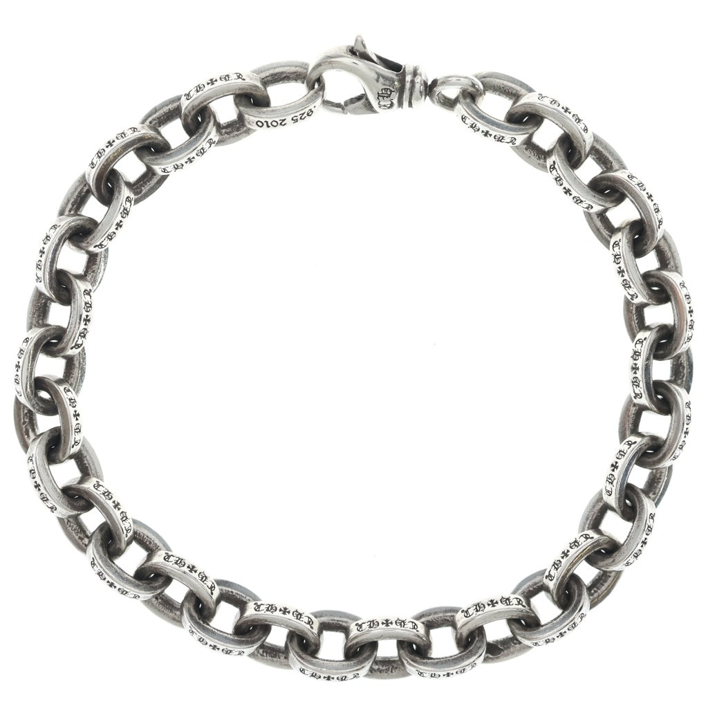 CHROME HEARTS(クロムハーツ) LARGE PAPER CHN ラージペーパーチェーン ブレスレット シルバー BCA170