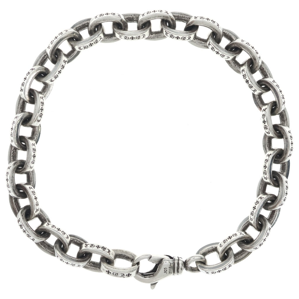 CHROME HEARTS(クロムハーツ) LARGE PAPER CHN ラージペーパーチェーン ブレスレット シルバー BCA170