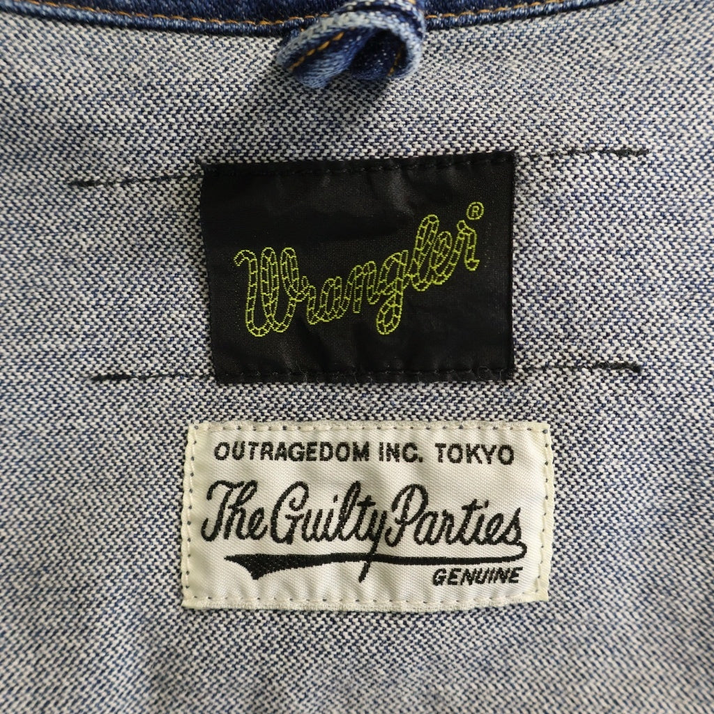 WACKO MARIA(ワコマリア) 21AW ×Wrangler TRUCKER JACKET ラングラー トラッカー ジップアップ デニム ジャケット インディゴ WS9260