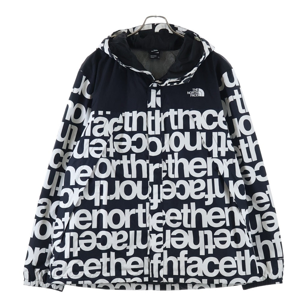 THE NORTH FACE(ザノースフェイス) ANTORA JACKET アントラ グラフィティ総柄 ドローコード マウンテンパーカー ジャケット ブラック NF0A7QEY-IA6