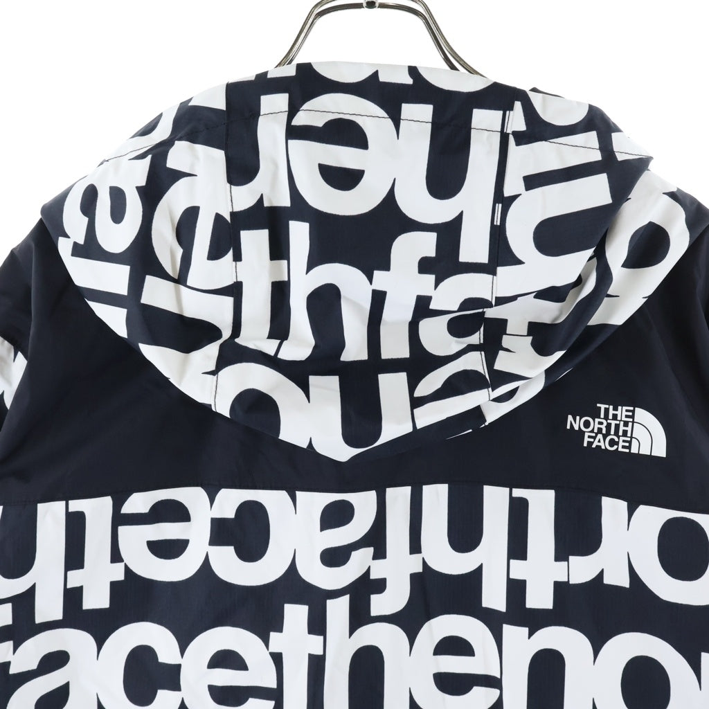 THE NORTH FACE(ザノースフェイス) ANTORA JACKET アントラ グラフィティ総柄 ドローコード マウンテンパーカー ジャケット ブラック NF0A7QEY-IA6