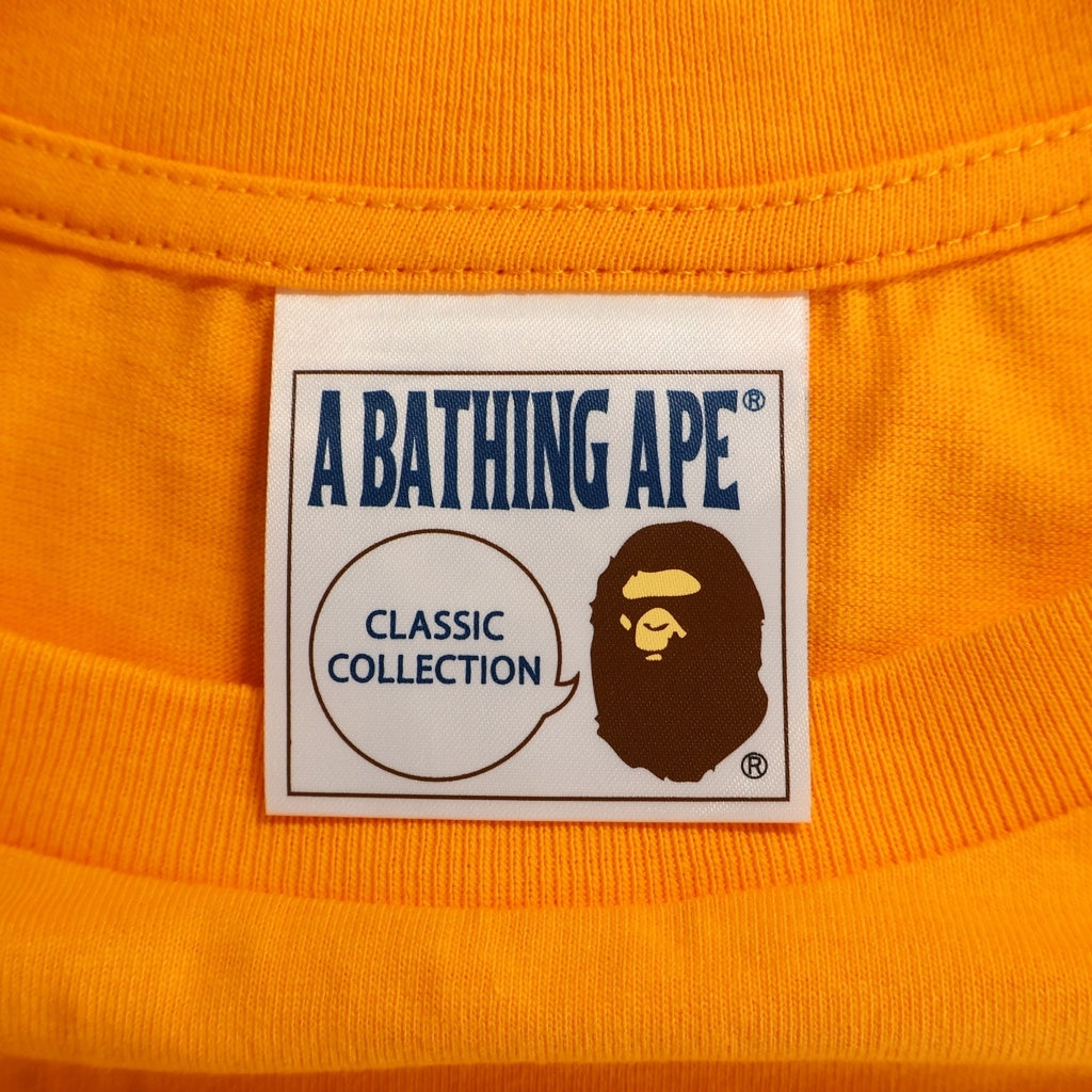A BATHING APE(アベイシングエイプ) 22SS Beethoven Tee ベートーヴェン フロントプリント 半袖Tシャツ カットソー オレンジ