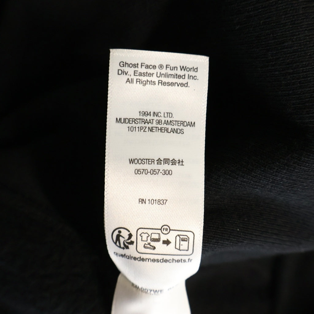 SUPREME(シュプリーム) 26SS Ghostface Arc Hooded Sweatshirt ゴーストフェイスアーチロゴプルオーバーパーカー フーディー ブラック