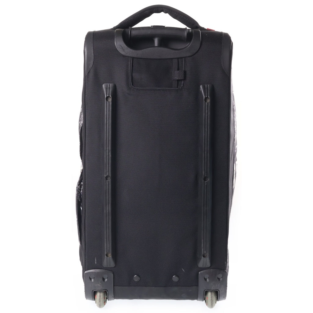 SUPREME(シュプリーム) 12SS ×The North Face Wayfinder Rolling Bag ザ ノース フェイス ワイファインダーローリング バック マップ柄 ロゴプリント トラベルバック キャリーバッグ ブラック