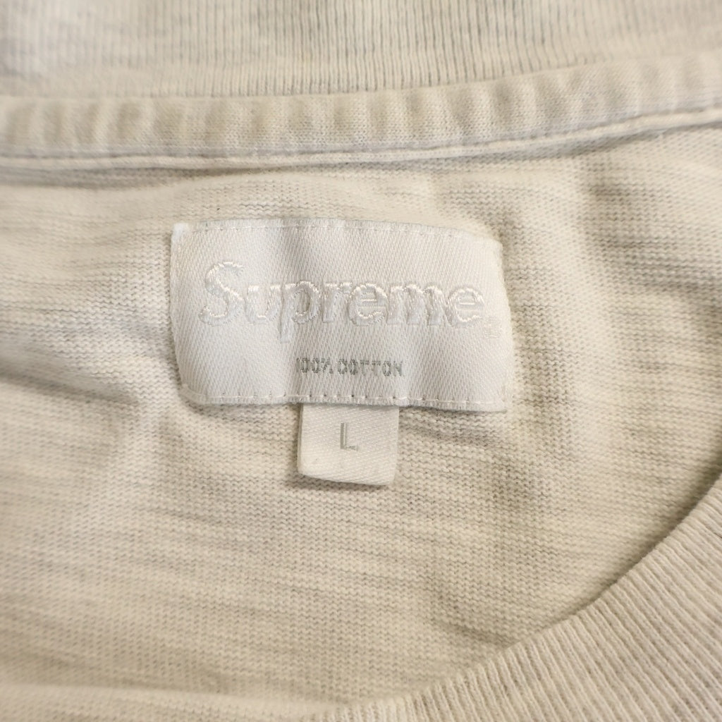 SUPREME(シュプリーム) 初期タグ Collegiate S/S Top カレジエイト フロントロゴ刺繍 半袖Tシャツ ホワイト