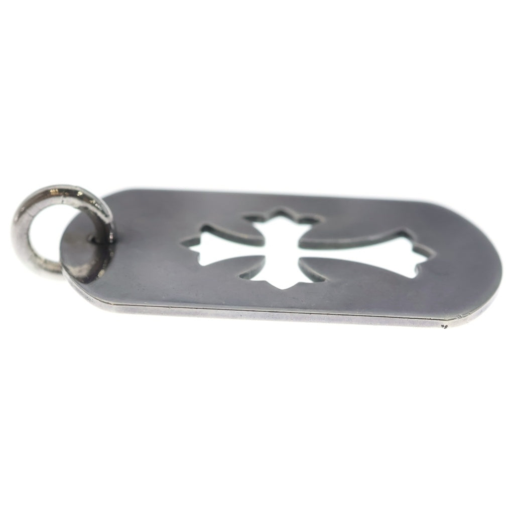 CHROME HEARTS(クロムハーツ) D TAG LRG CO CRS カットアウトクロスドッグタグ ラージ ペンダントトップ シルバー BCA239
