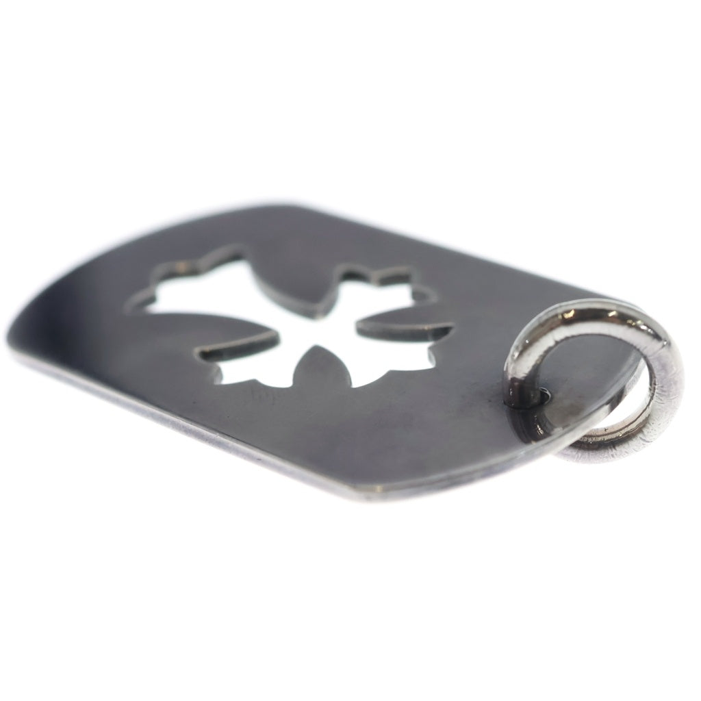 CHROME HEARTS(クロムハーツ) D TAG LRG CO CRS カットアウトクロスドッグタグ ラージ ペンダントトップ シルバー BCA239