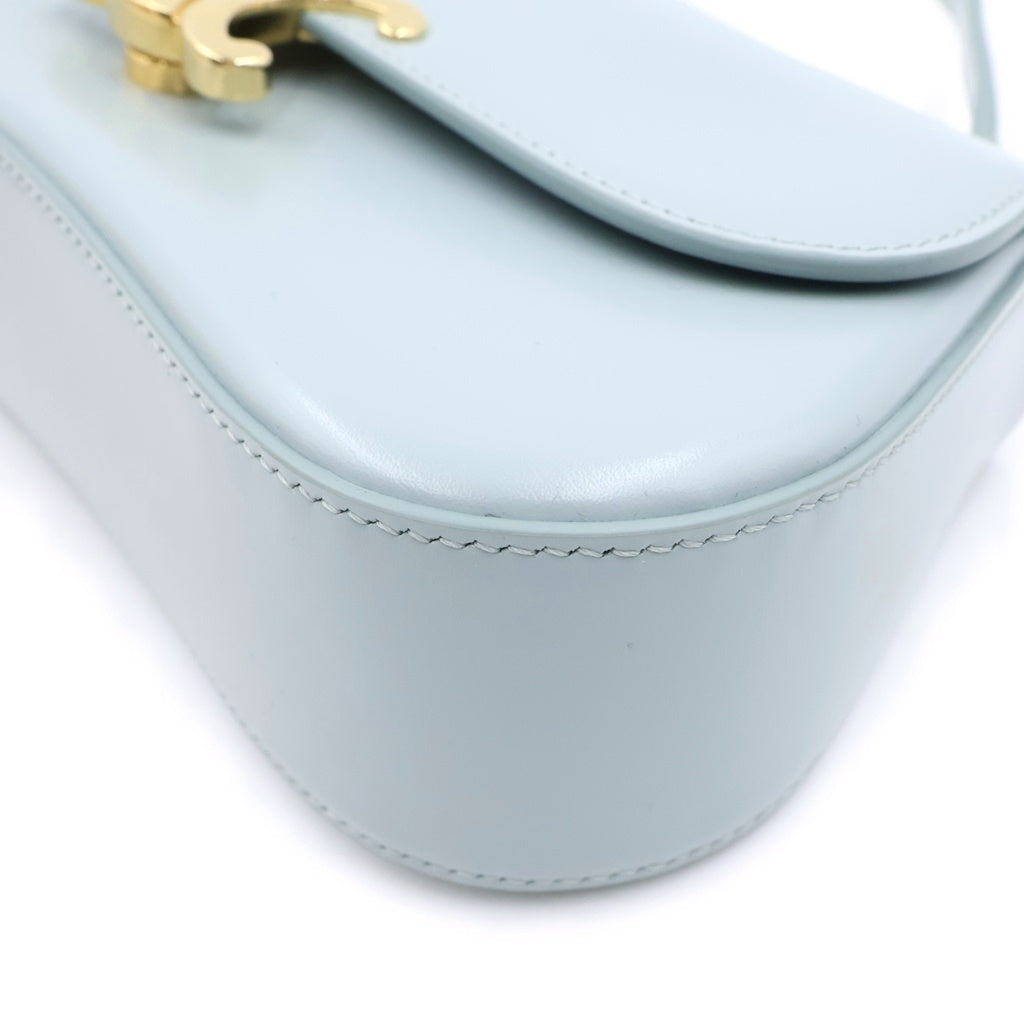 CELINE(セリーヌ) Teen Lola 2WAY ショルダーバッグ ハンドバッグ ライトブルー 119533 レディース