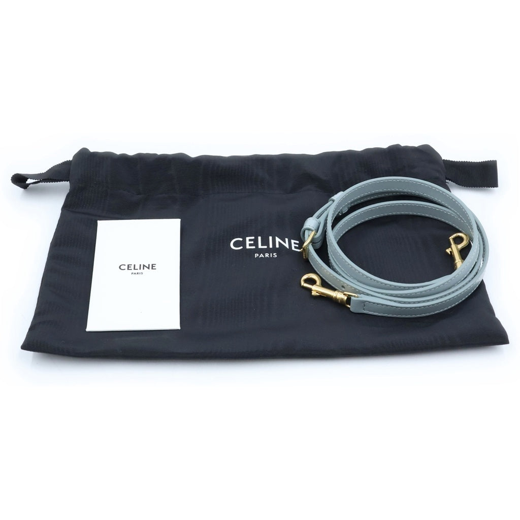 CELINE(セリーヌ) Teen Lola 2WAY ショルダーバッグ ハンドバッグ ライトブルー 119533 レディース