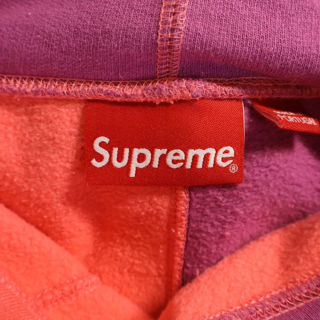 SUPREME(シュプリーム) 20AW Pactchwork Hooded Sweatshirt パッチワークフーデッドスウェットシャツ プルオーバーパーカー フーディー ピンク