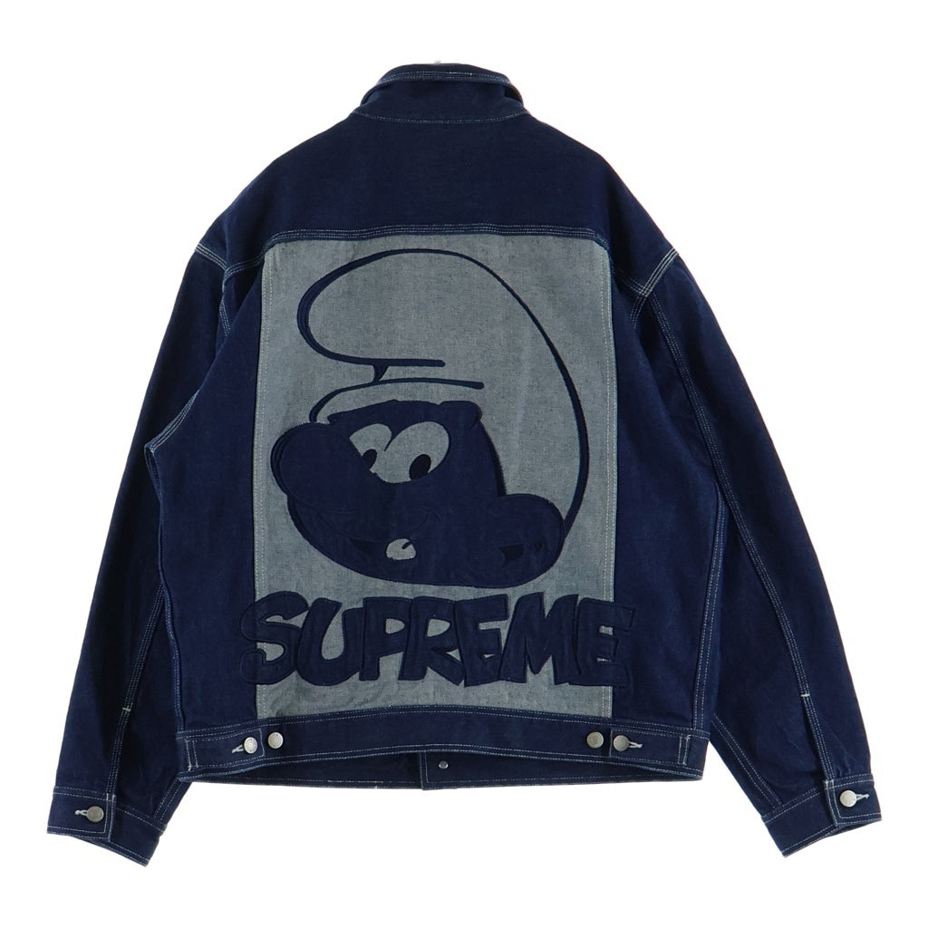 SUPREME(シュプリーム) 20AW Smurfs Denim Trucker Jacket スマーフズデニムトラッカージャケット インディゴ