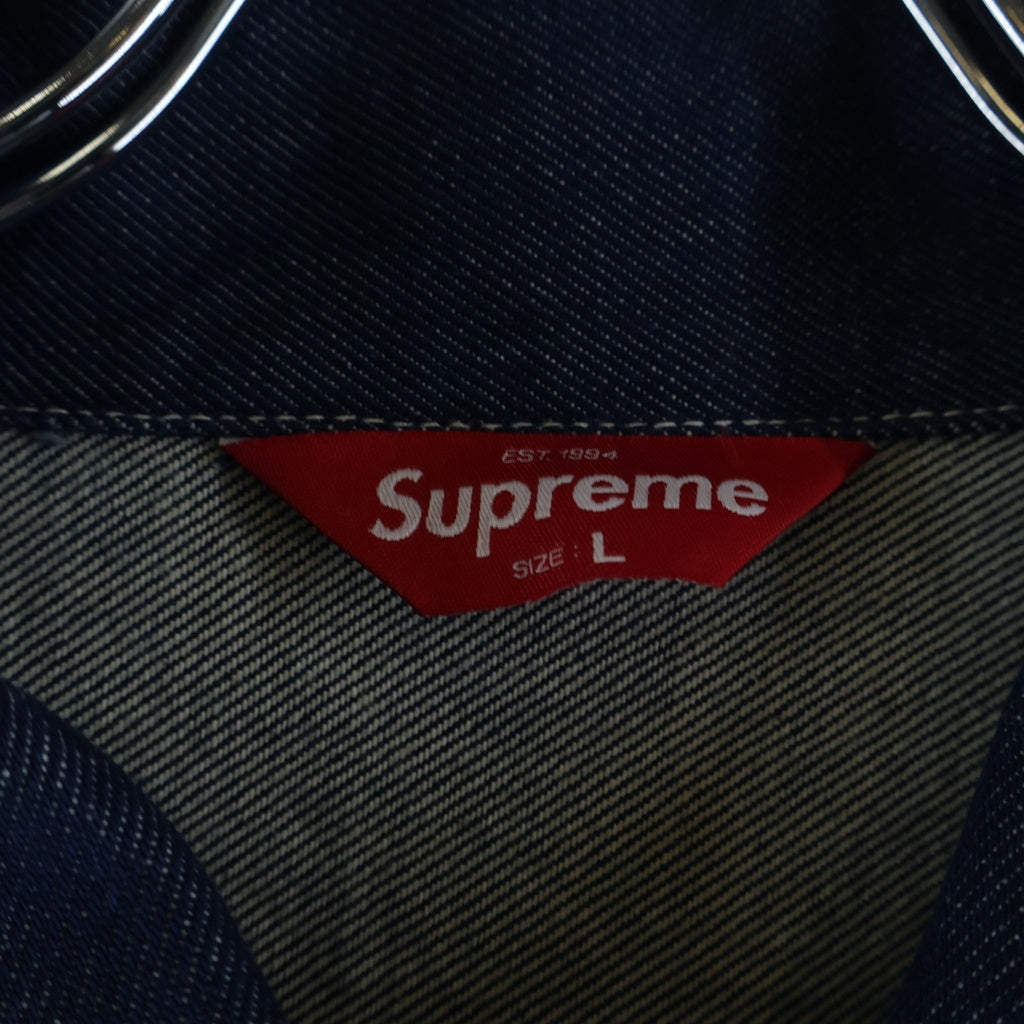 SUPREME(シュプリーム) 20AW Smurfs Denim Trucker Jacket スマーフズデニムトラッカージャケット インディゴ