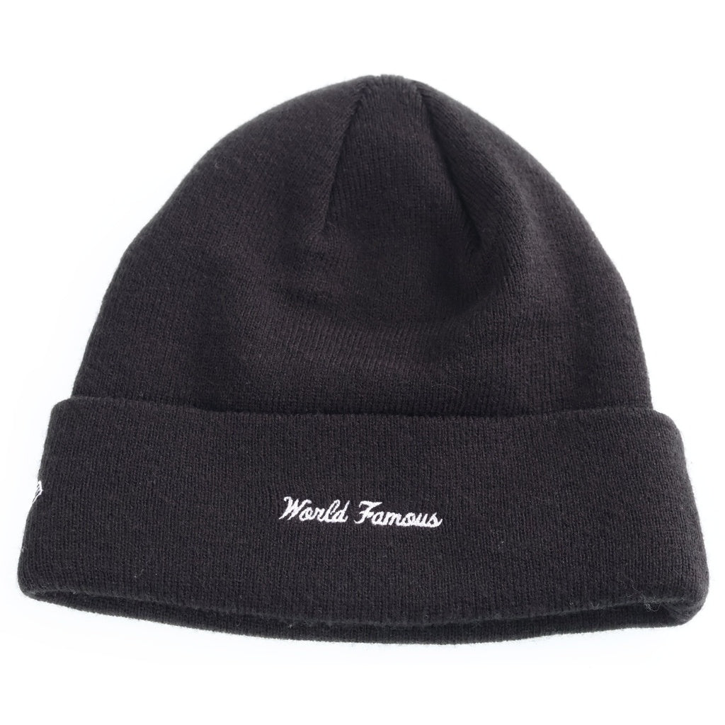 SUPREME(シュプリーム) 19AW ×NEW ERA Box Logo Beanie ニューエラ バンダナボックスロゴビーニー ニット帽 ブラック