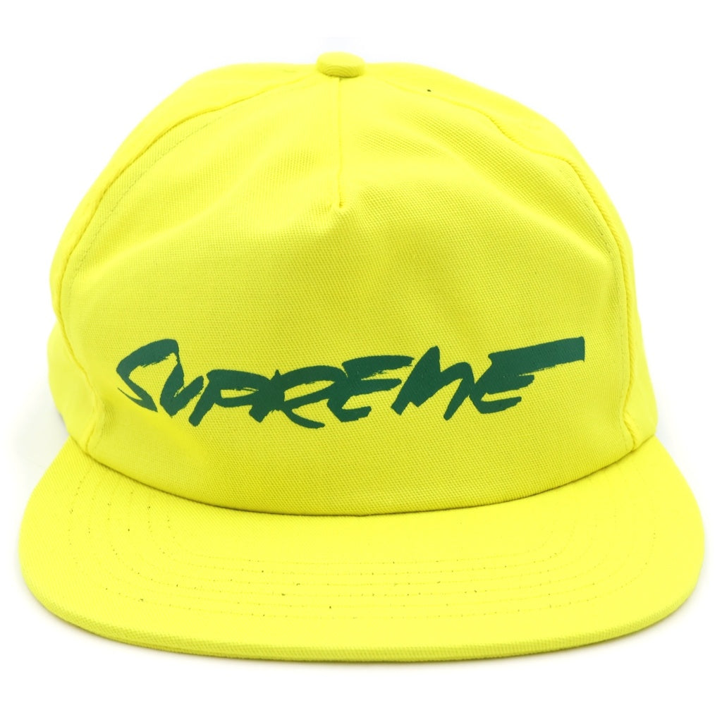 SUPREME(シュプリーム) 20AW Futura Logo 5-Panel フューチュラロゴプリント 5パネル キャンプキャップ イエロー レディース