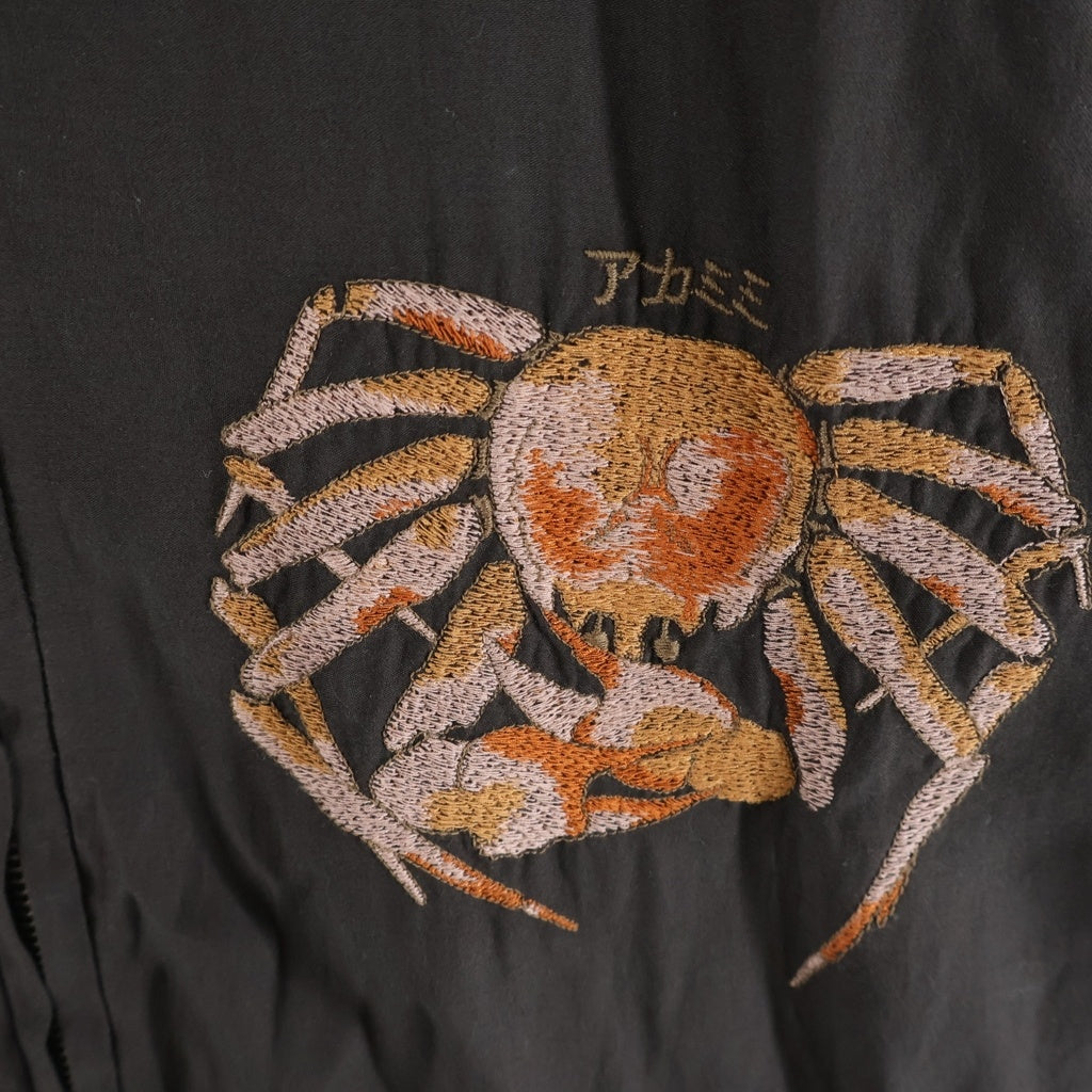 Paul Smith(ポールスミス) 25SS クラブ刺繍 ジップアップ リバーシブル ブルゾン ジャケット ブラウン/ブラック