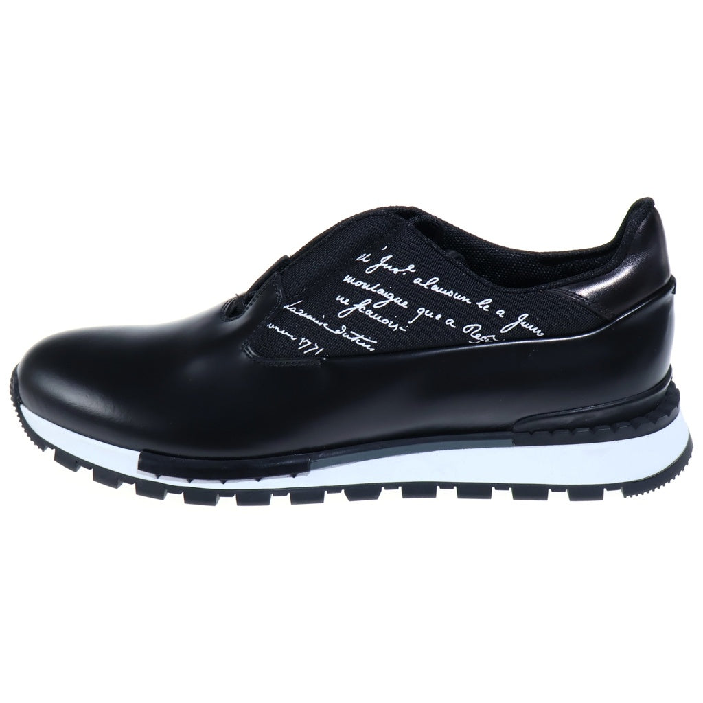 Berluti(ベルルッティ) ファストトラック トリックノカリグラフィ レザー ローカットスニーカー ブラック