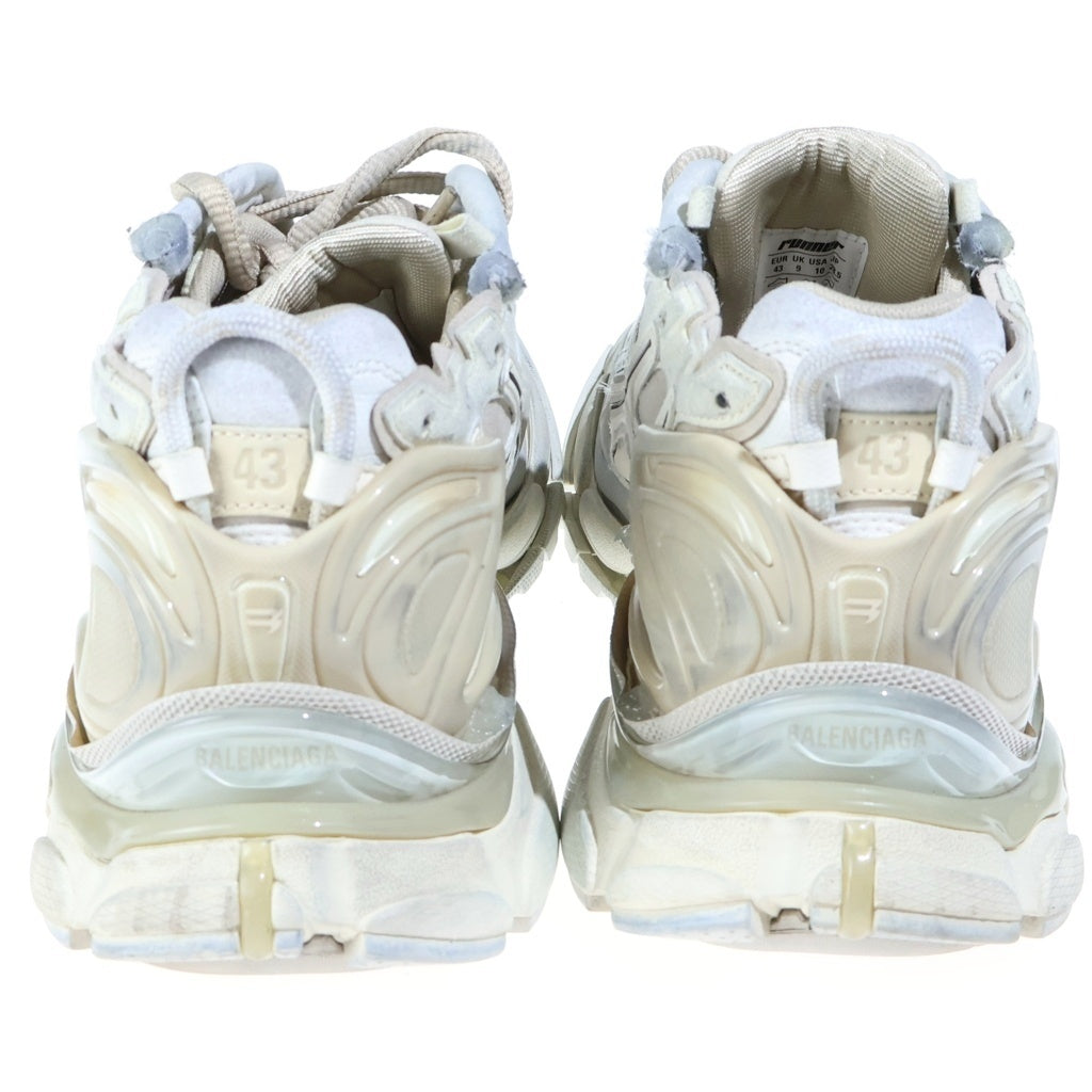 BALENCIAGA(バレンシアガ) 24AW Runner ランナー ユーズド加工 ローカットスニーカー ホワイト US10/28.5cm 772774