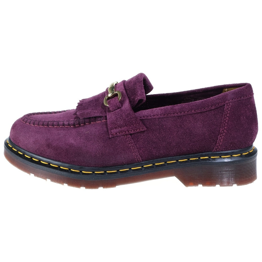 Dr.Martens(ドクターマーチン) ADRIAN SNAFFLE SUEDE LOAFER エイドリアン スナッフルスエード ホースビット ローファー バーガンディ 27425539