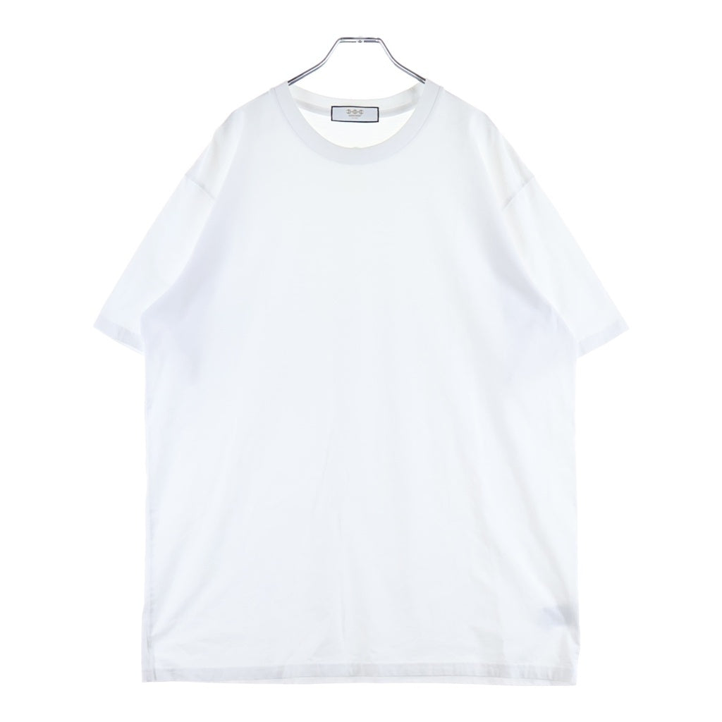 HOORSENBUHS(ホーセンブース) Logo Cotton Tee バックラバーロゴ クルーネック 半袖Tシャツ カットソー ホワイト 9920900156