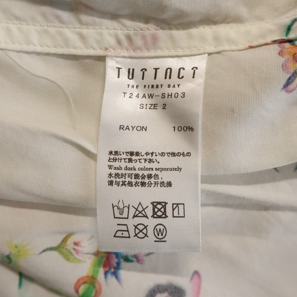 NO BRAND(ノーブランド) TUITACI(ツイタチ) 24AW RED LIGHT ALOHA SHIRTS レッドライトアロハ 半袖Tシャツ マルチ T24AW-SH03