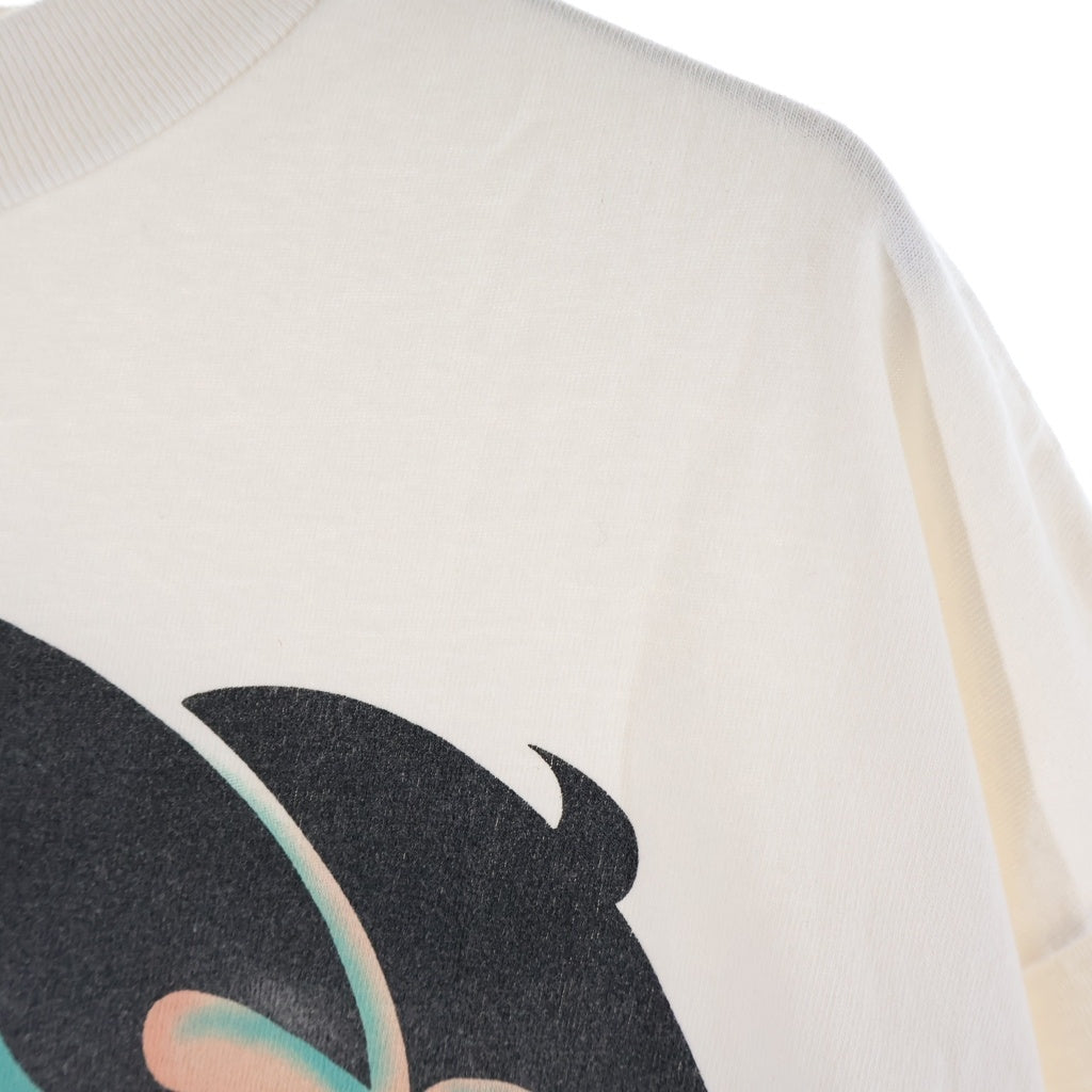 SAINT MICHAEL(セントマイケル) 26SS ×Betty Boop BTY_SS T-SHIRT ANGEL ベティー・ブープ エンジェル 両面プリント 半袖Tシャツ カットソー ホワイト SM-MK1-0000-C11