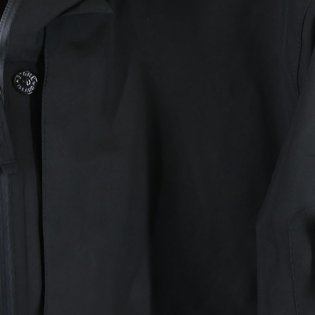 STONE ISLAND(ストーンアイランド) 20AW Shadow Project GORE-TEX シャドウ プロジェクト ゴアテックス ロゴパッチ サイドジップ ナイロン マウンテンパーカー ジャケット ブラック