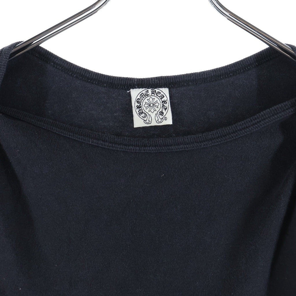 CHROME HEARTS(クロムハーツ) 氷室京介 OLD S/S バック スクロールラベル プリント 半袖Tシャツ カットソー ブラック レディース