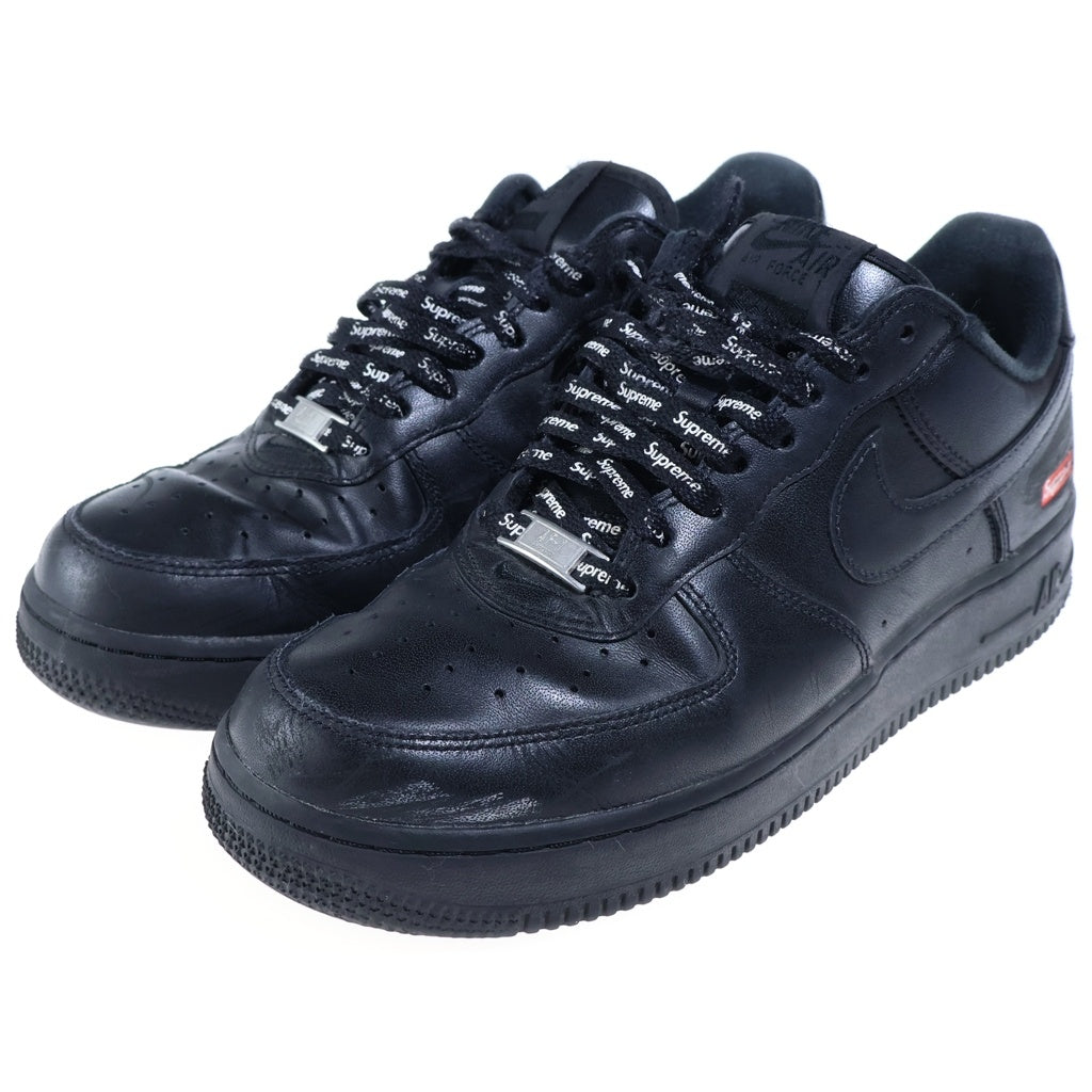NIKE(ナイキ) ×Supreme Air Force 1 Low シュプリーム エアフォース1 ローカットスニーカー ブラック US8/26cm CU9225-001