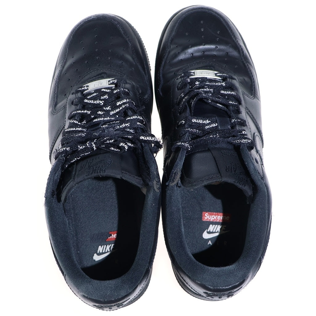 NIKE(ナイキ) ×Supreme Air Force 1 Low シュプリーム エアフォース1 ローカットスニーカー ブラック US8/26cm CU9225-001