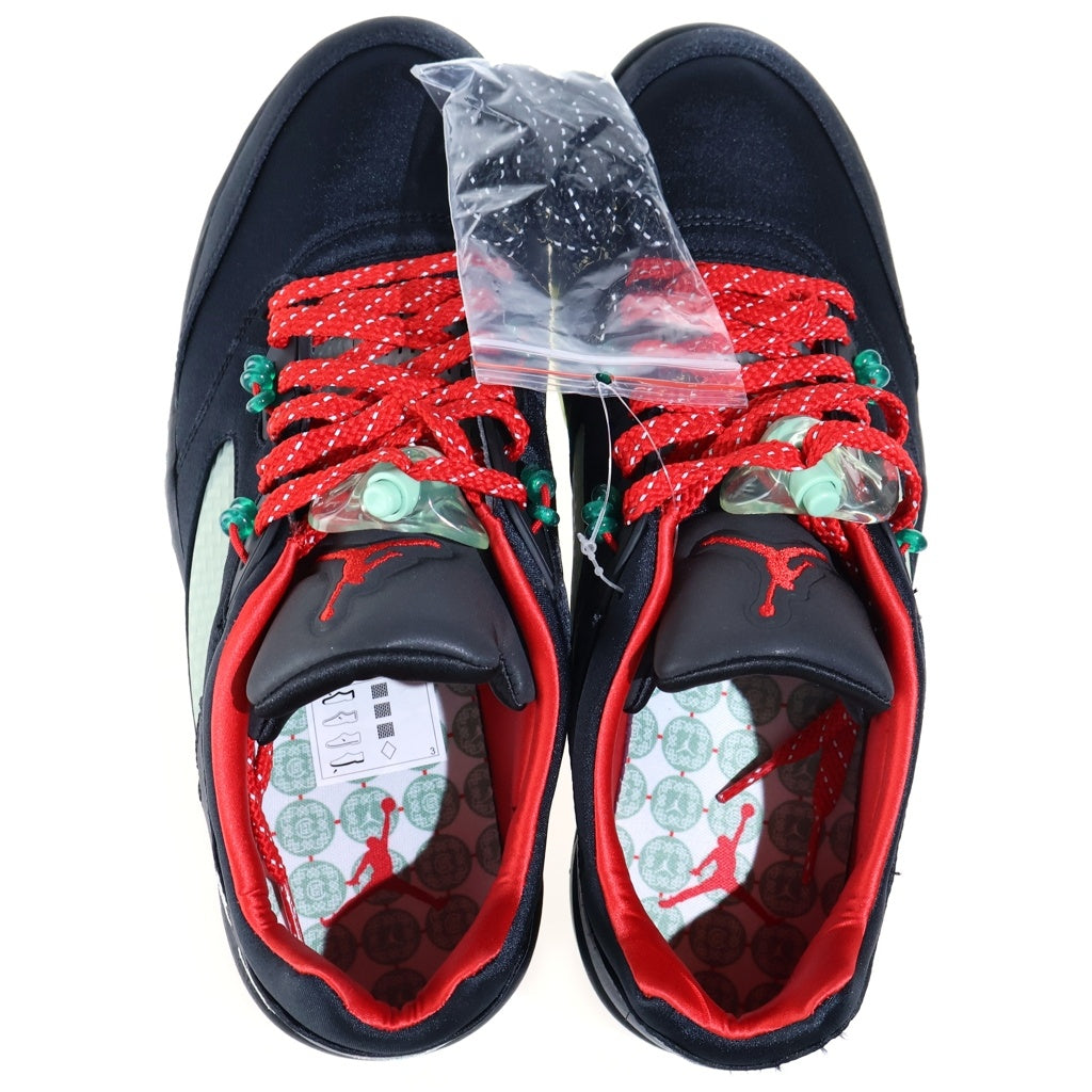 NIKE(ナイキ) ×CLOT Air Jordan 5 Low クロット エア ジョーダン5 ローカットスニーカー ブラック/レッド US12/30cm DM4640-036