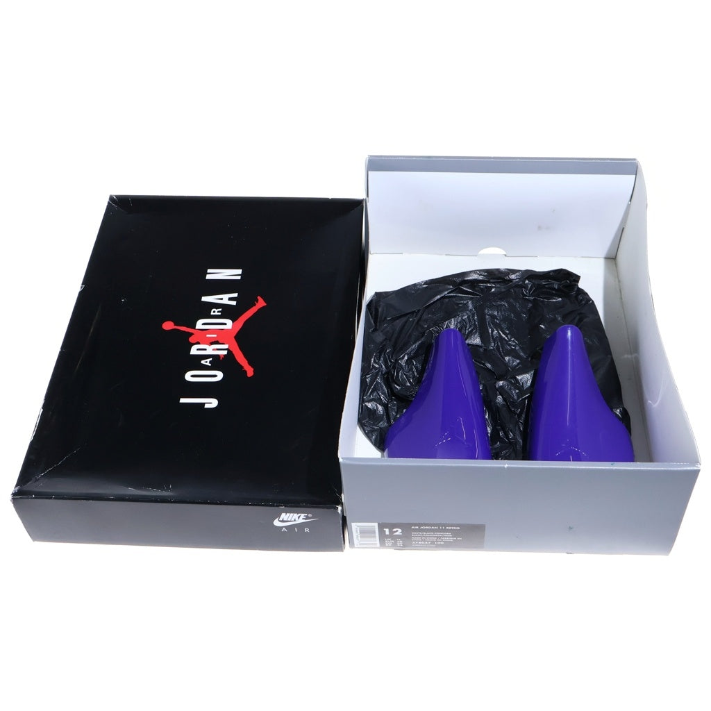 NIKE(ナイキ) AIR JORDAN 11 RETRO CONCORD 2018 エアジョーダン11 レトロ コンコルド ハイカットスニーカー ホワイト/ブラック US12/30cm 378037-100