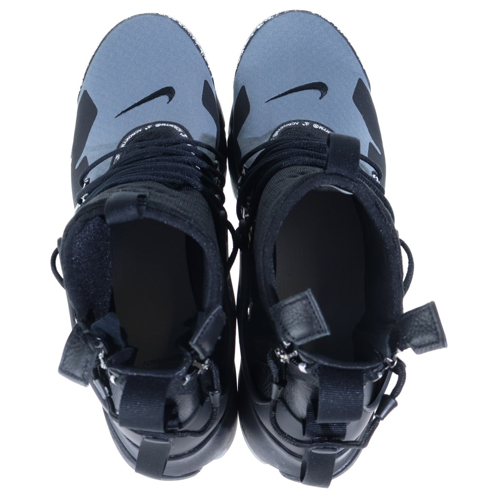 NIKE(ナイキ) ×ACRONYM Air Presto Mid アクロニウム エア プレスト ミッドカットスニーカー ブラック US12/30cm AH7832-001