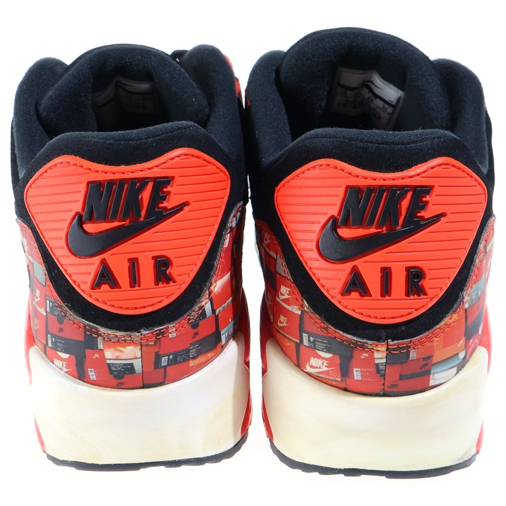 NIKE(ナイキ) ×Atmos Air Max 90 アトモス エア マックス90 ローカットスニーカー レッド US12/30cm AQ0926-001