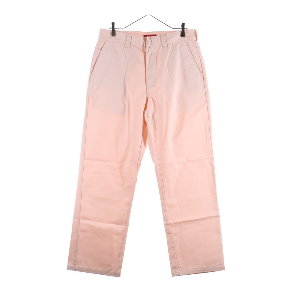 SUPREME(シュプリーム) Work Pant ジッパーフライ ワークパンツ ピンク