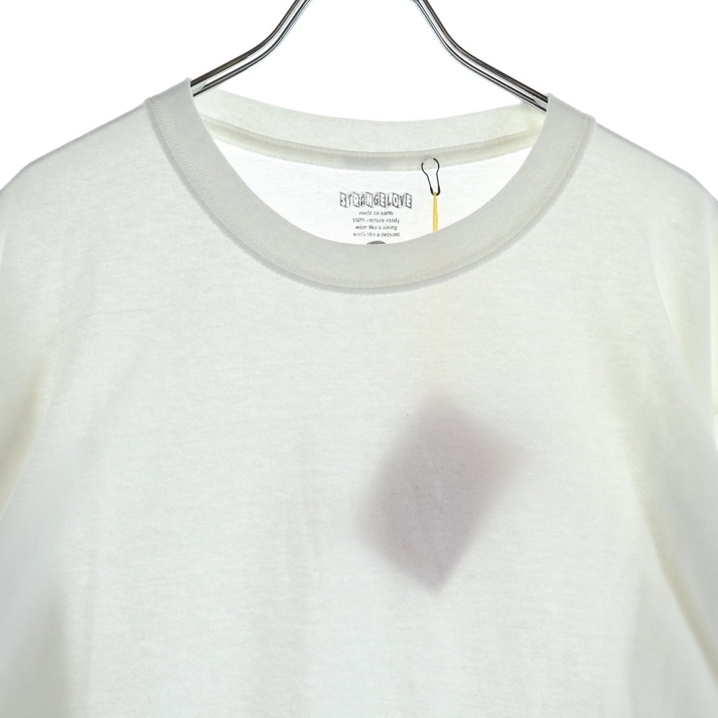 NO BRAND(ノーブランド) STRANGE LOVE(ストレンジラブ) Bears L/S Tee ベアーズ ダンクSBデザイン ショーンクライバー アームロゴプリント 長袖 Tシャツ カットソー ホワイト