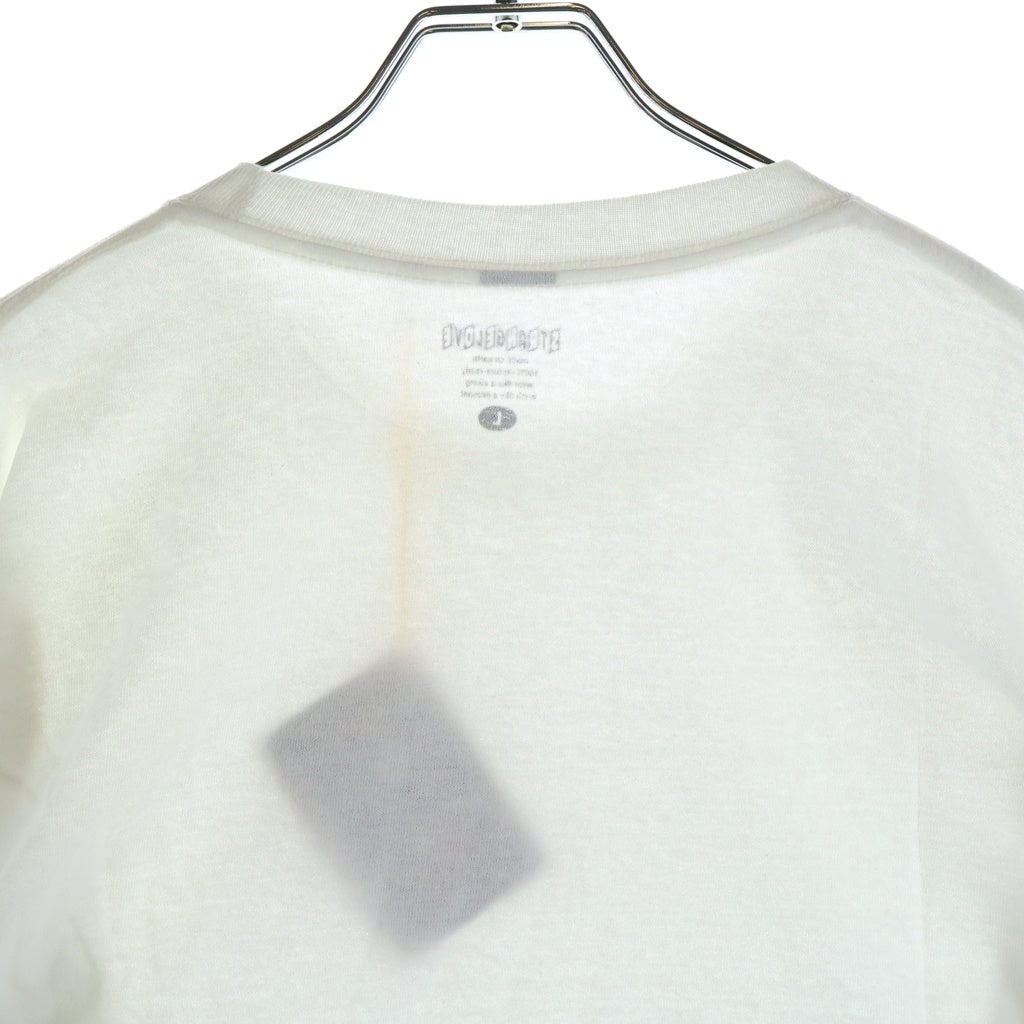 NO BRAND(ノーブランド) STRANGE LOVE(ストレンジラブ) Bears L/S Tee ベアーズ ダンクSBデザイン ショーンクライバー アームロゴプリント 長袖 Tシャツ カットソー ホワイト