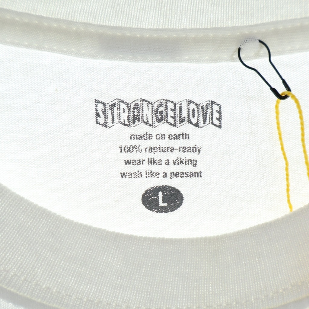 NO BRAND(ノーブランド) STRANGE LOVE(ストレンジラブ) Bears L/S Tee ベアーズ ダンクSBデザイン ショーンクライバー アームロゴプリント 長袖 Tシャツ カットソー ホワイト