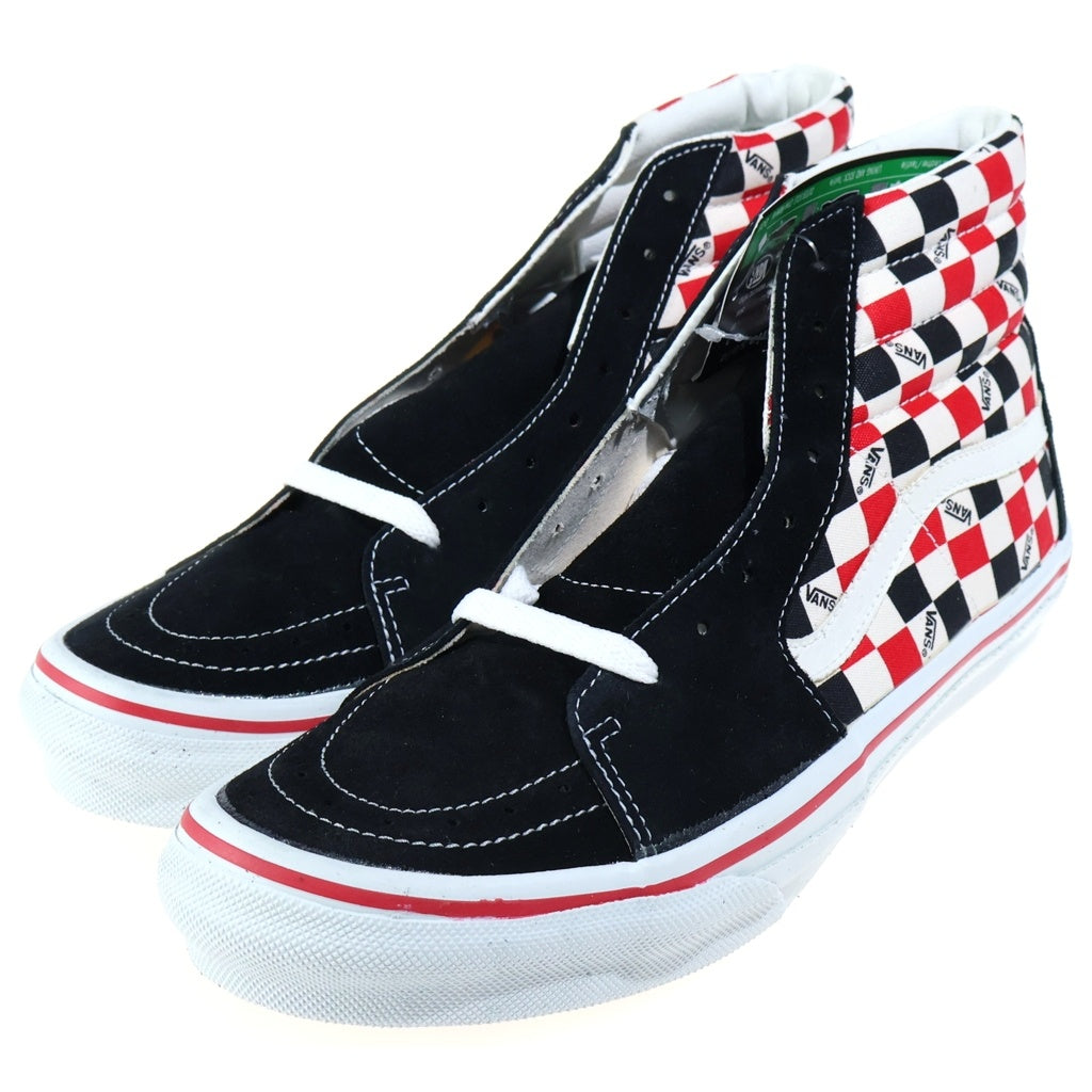VANS(ヴァンズ) 90s SK8 Hi スケート チェッカーボード ハイカットスニーカー ブラック US10/28.0cm