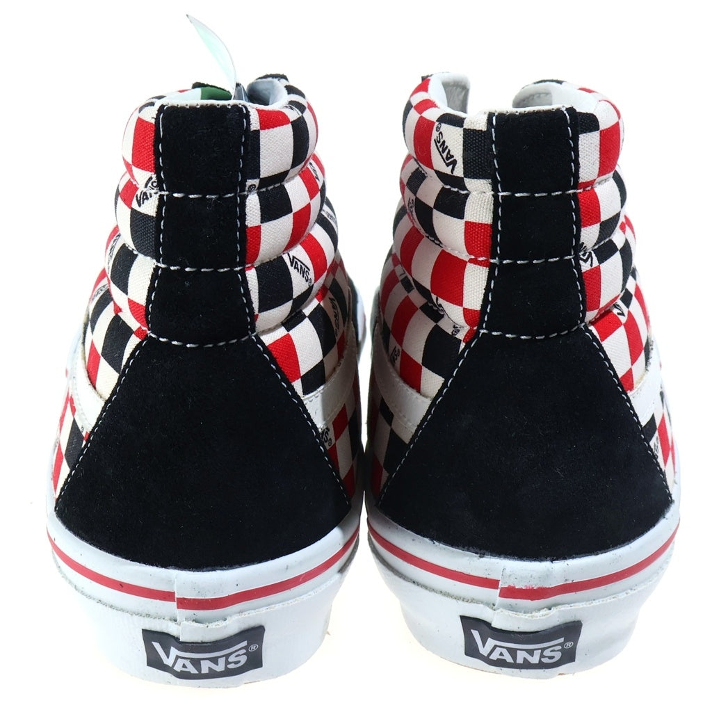 VANS(ヴァンズ) 90s SK8 Hi スケート チェッカーボード ハイカットスニーカー ブラック US10/28.0cm