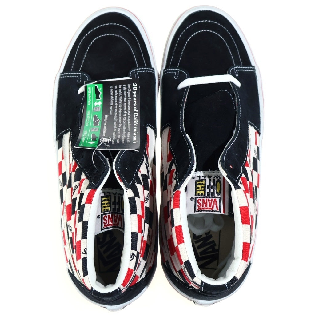 VANS(ヴァンズ) 90s SK8 Hi スケート チェッカーボード ハイカットスニーカー ブラック US10/28.0cm