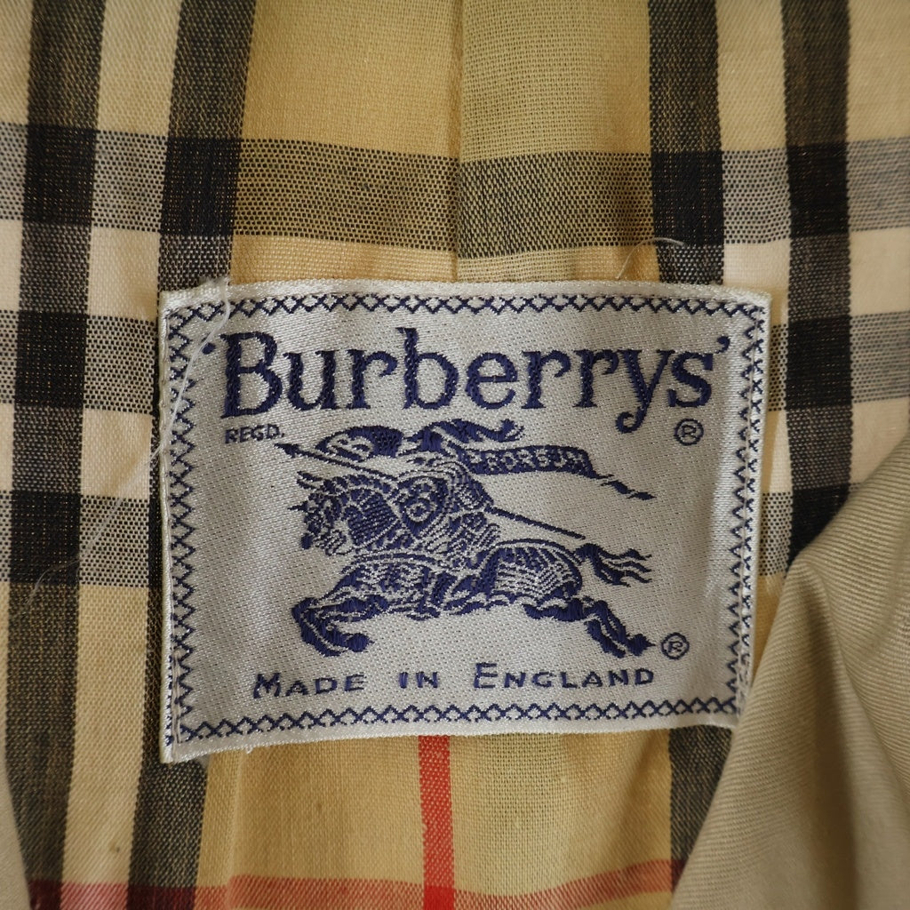 BURBERRY(バーバリー) ヴィンテージ ノバチェック ステンカラーコート ブラウン レディース