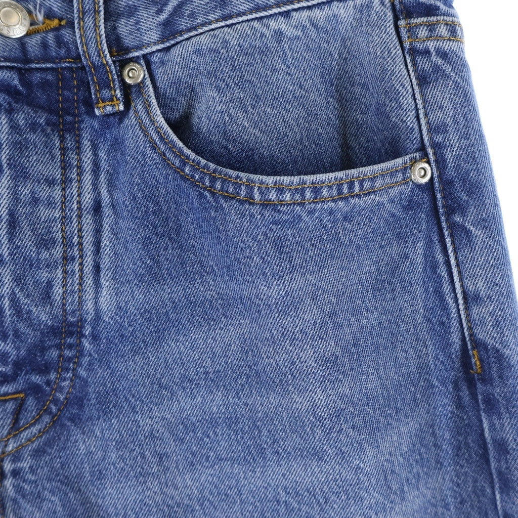 STUSSY(ステューシー) RELAXED JEAN リラックスドジーンズ ボタンフライ ワイドストレート デニムパンツ インディゴ