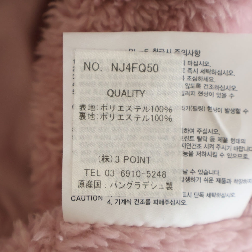 THE NORTH FACE(ザノースフェイス) COMFY FLEECE ANORAK ボアフリースアノラックジャケット ピンク NJ4FQ50