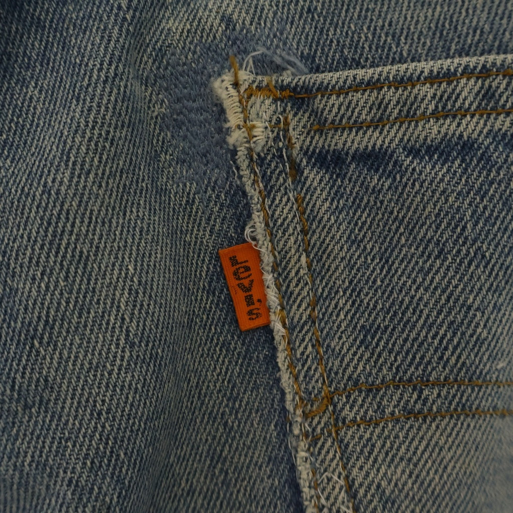 Levi's(リーバイス) 90s VINTAGE 517 オレンジタブ ボタン裏4 ジッパーフライ ブーツカット フレアデニムパンツ インディゴ