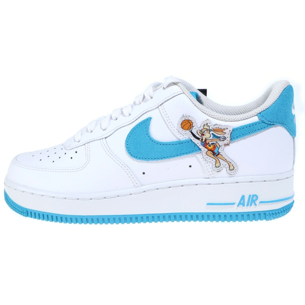 NIKE(ナイキ) ×Space Players Air Force 1 Low Tune Squad スペースプレイヤーズ エアフォース1 07 チューンスクワッド ローカットスニーカー ホワイト/ライトブルー US8/26cm DJ7998-100