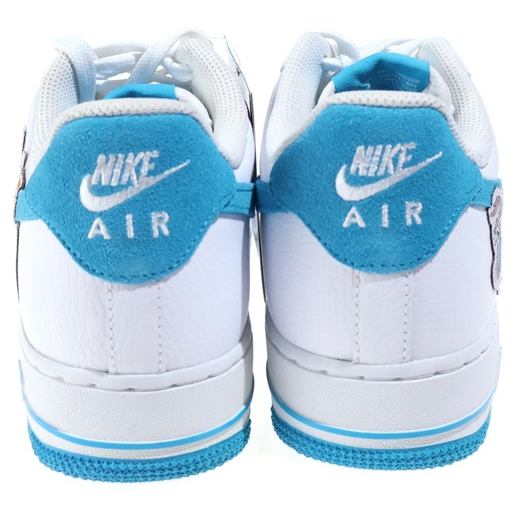 NIKE(ナイキ) ×Space Players Air Force 1 Low Tune Squad スペースプレイヤーズ エアフォース1 07 チューンスクワッド ローカットスニーカー ホワイト/ライトブルー US8/26cm DJ7998-100
