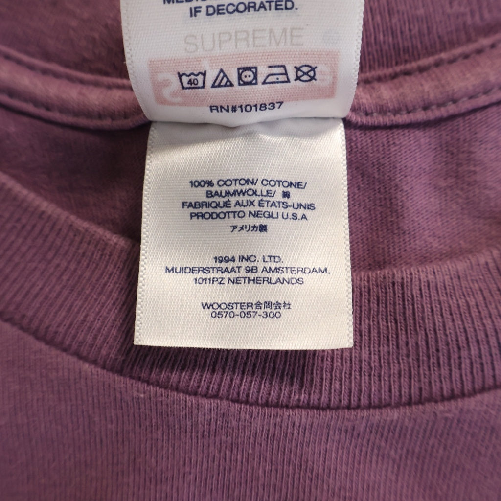 SUPREME(シュプリーム) 23SS Tonal Box Logo Tee トーナルボックスロゴ フロントロゴプリント 半袖Tシャツ カットソー パープル