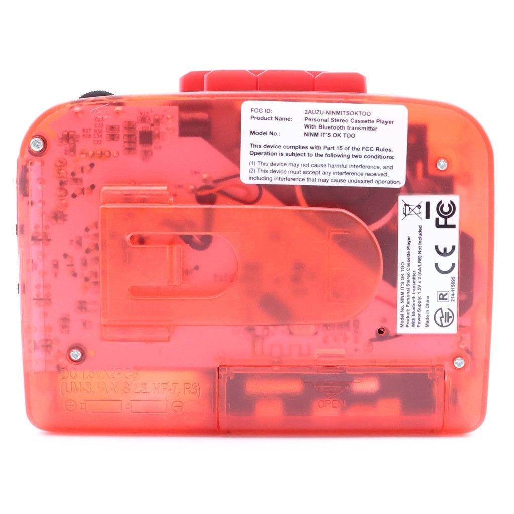 SUPREME(シュプリーム) 22SS ×NINM Lab IT'S OK Cassette Player ニンム・ラボ イッツオーケー カセットプレイヤー レッド