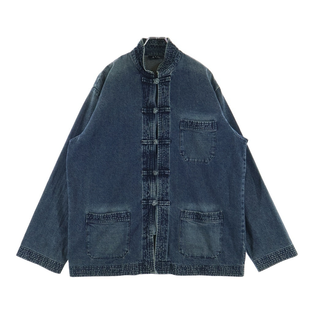A.P.C(アーペーセー) デニムチャイナカンフージャケット インディゴ 25802-1ー37191