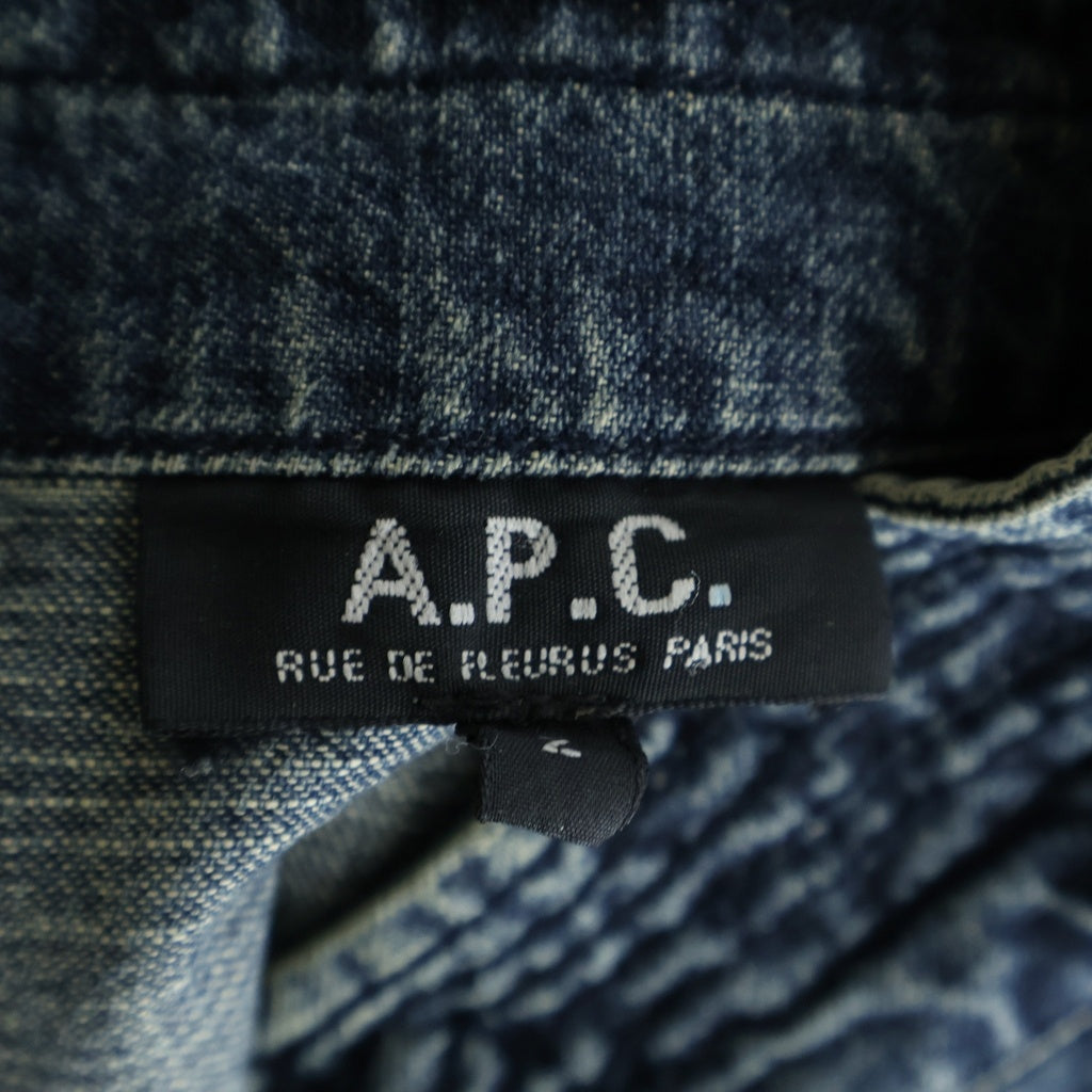 A.P.C(アーペーセー) デニムチャイナカンフージャケット インディゴ 25802-1ー37191